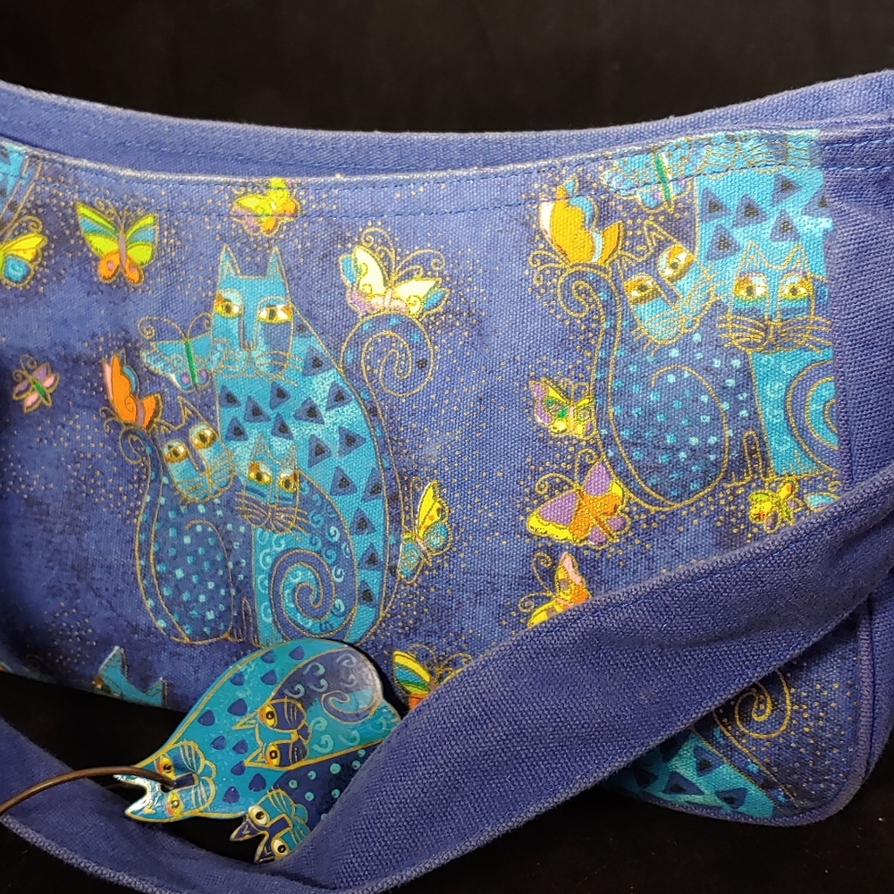 Laurel Burch cat shoulder bag